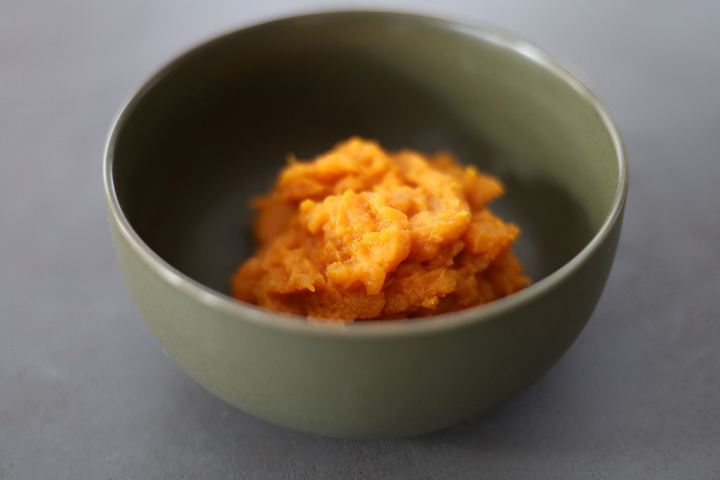 bol de purée de carotte