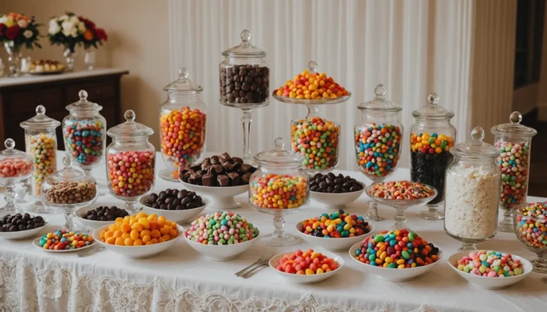 candy bar mariage