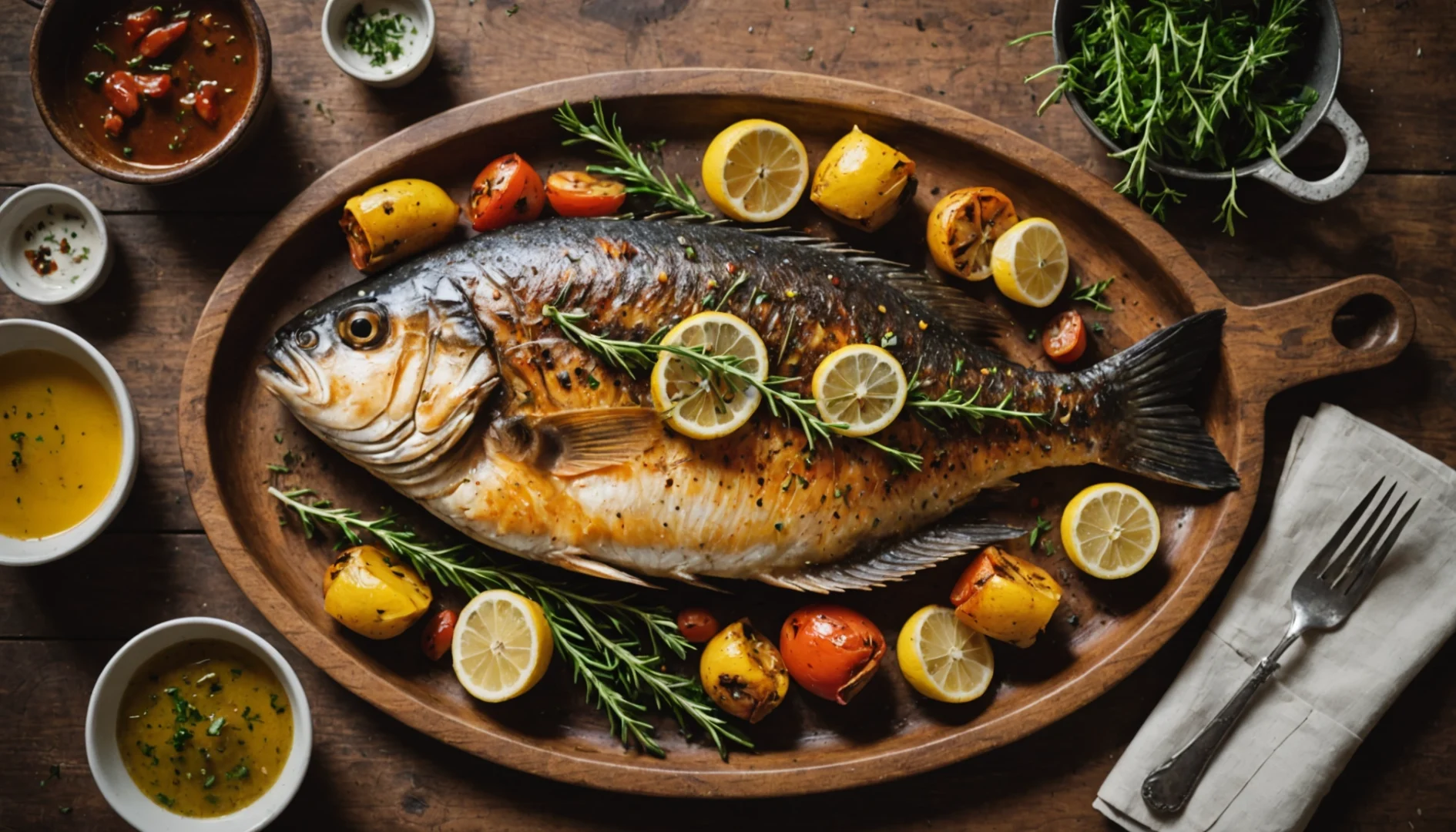 recette barbue entier au four