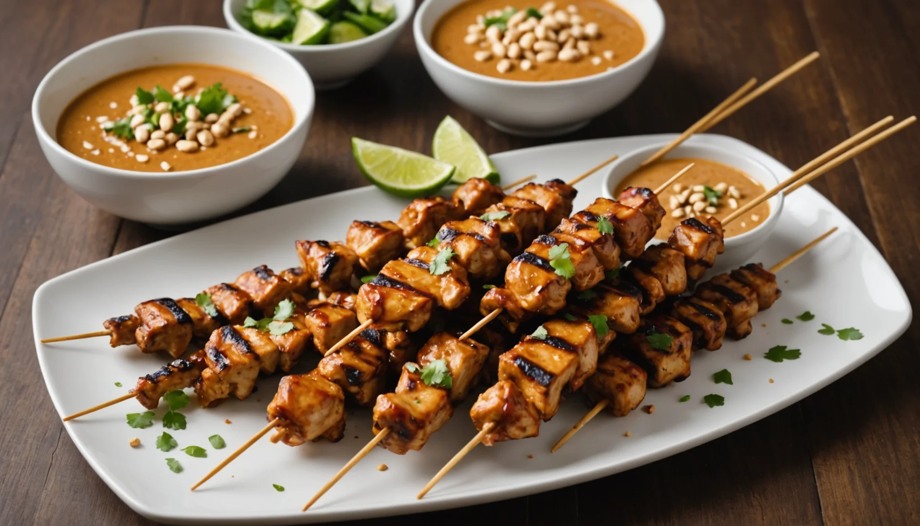 recette poulet satay thai