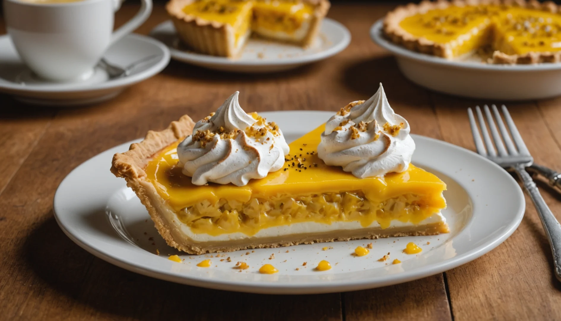 tarte passion meringuée