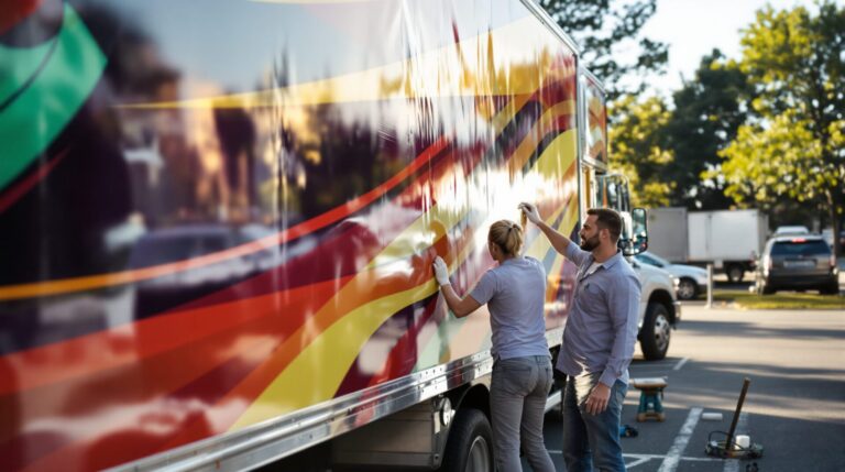 covering camion pizza