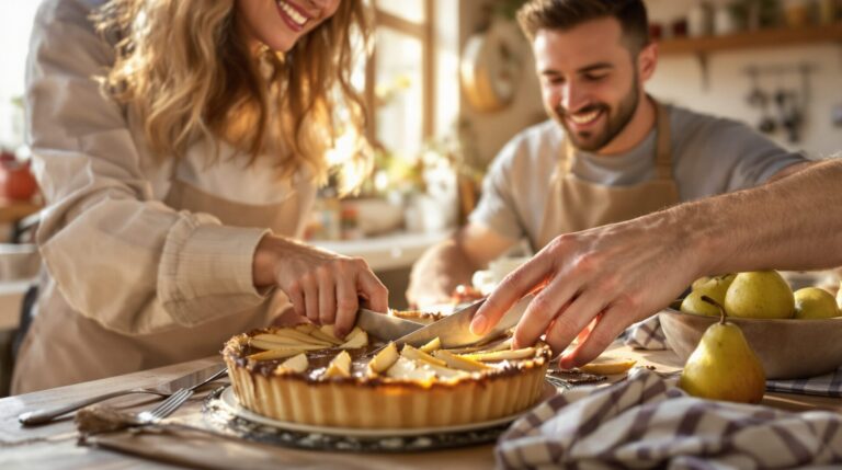 tarte poire chocolat