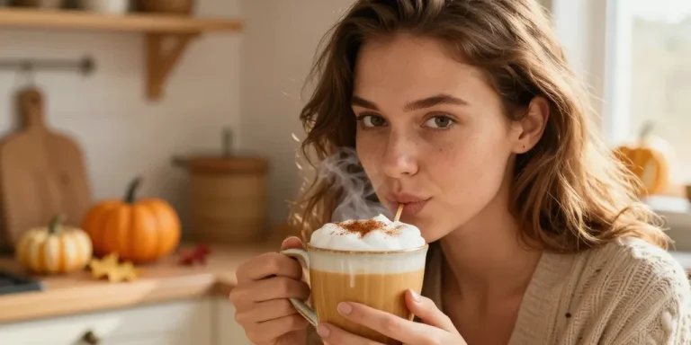 pumpkin latte coffee