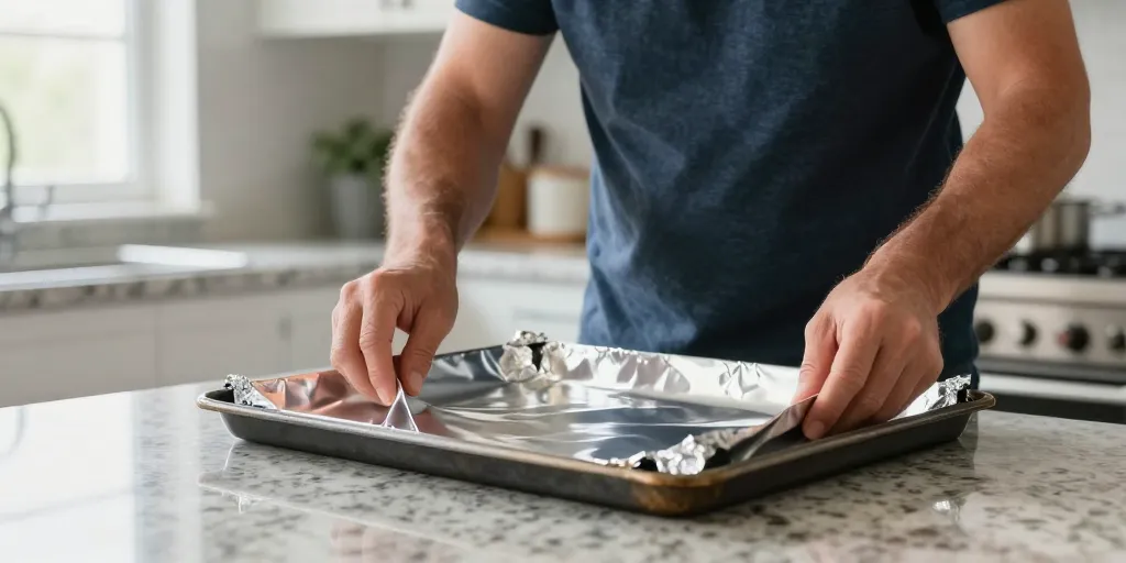aluminium au four