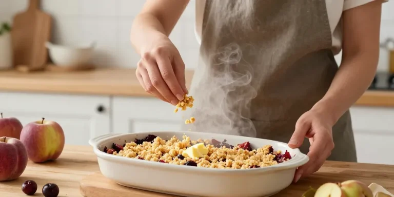 recette au crumble