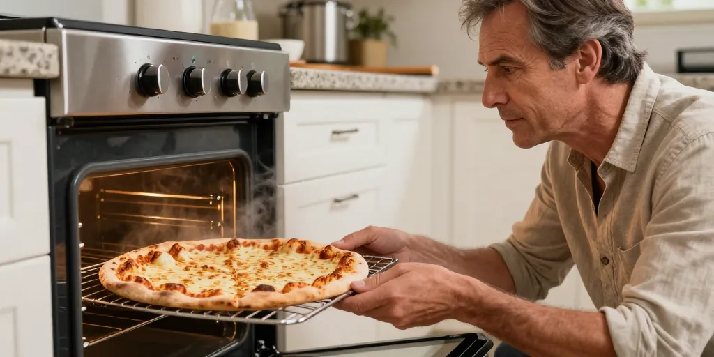 combien de temps réchauffer une pizza au four