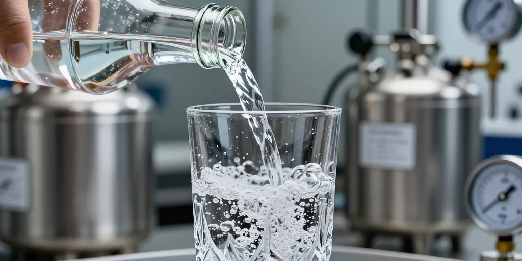 comment est fabriquer l'eau gazeuse